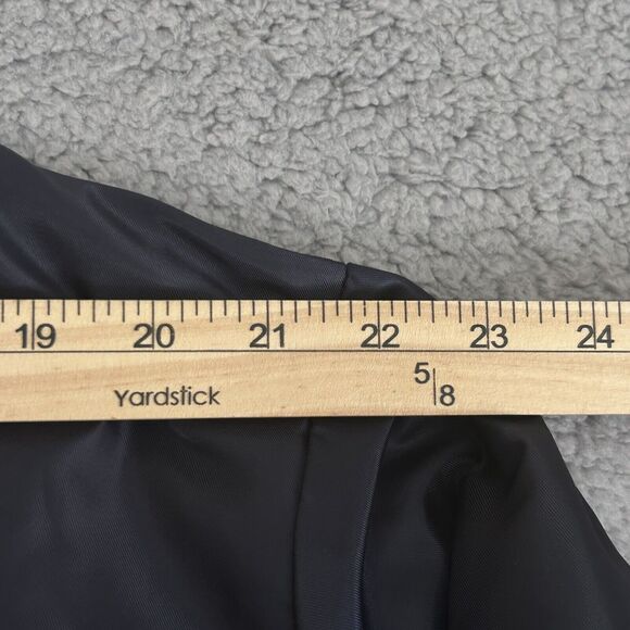 Hard Rock Guitar Co. Full Zip Quilted Navy Bomber Jacket Size XL - Picture 8 of 12